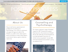 Tablet Screenshot of positiveprogress.co.uk